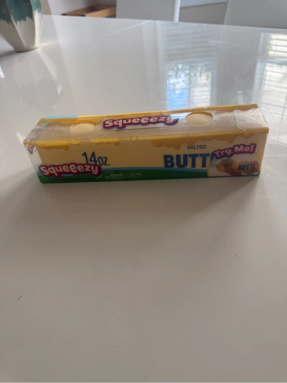 NEW SUNNY DAYS SQUEEZY Butter Shape Fidget Toy